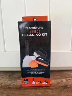 Blackstone Cleaning Kit - Black & Orange